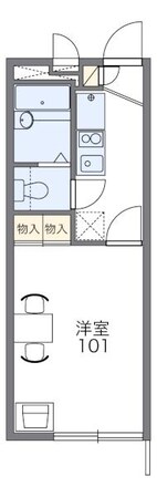 レオパレスラ・ヴェルジェの物件間取画像